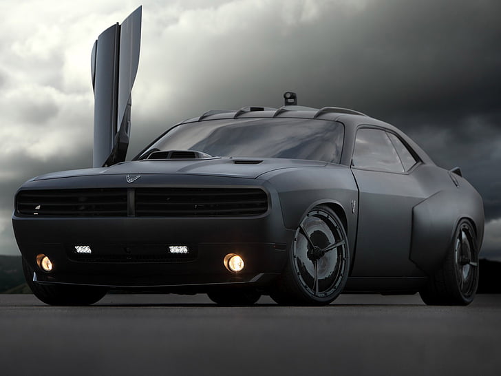 2009, challenger, concept, custom, dodge, muscle, supercar, supercars, tuning, vapor, HD wallpaper