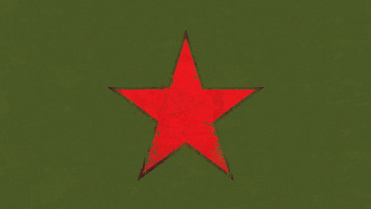黒いリボルバー、 星、 袖、 リボルバー、 ソ連の国章、 落下傘兵のサイン、 赤い軍隊のサイン、 HDデスクトップの壁紙