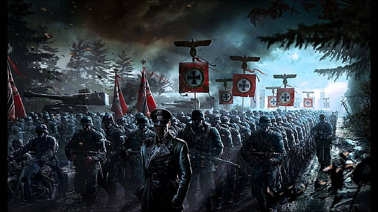 adolf, anarki, mörk, ondska, historia, Hitler, militär, nazist, krig, HD tapet HD wallpaper