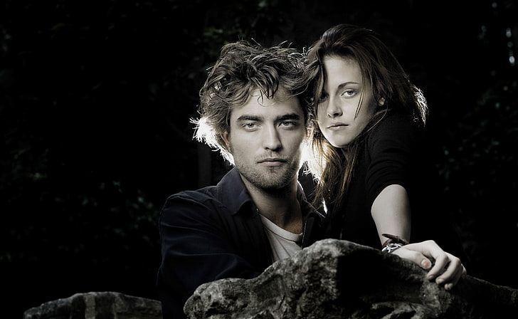 Robert Pattinson and Kristen Stewart, Edward Cullens and Bella Swan, Movies, Twilight, HD wallpaper