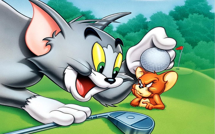 Divertido Tom y Jerry: fondo de pantalla HD de alta calidad, ilustración de Tom y Jerry, Fondo de pantalla HD