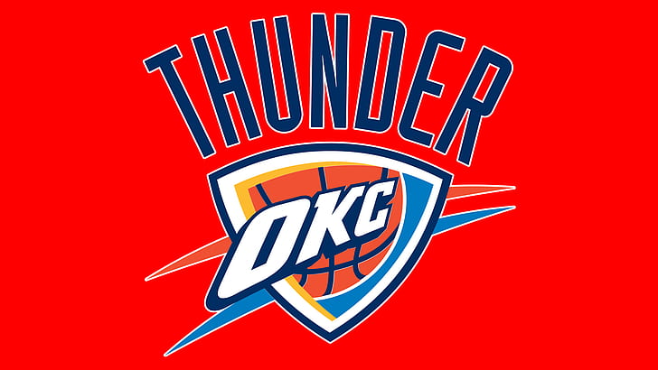 Bola Basket, Guntur Kota Oklahoma, Logo, NBA, Wallpaper HD
