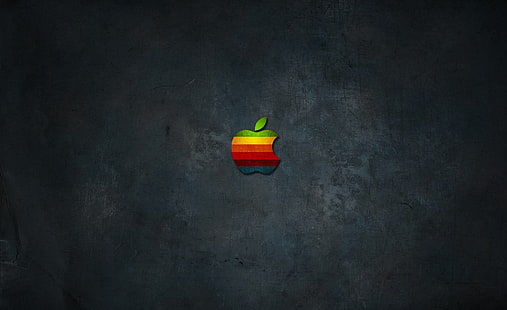 Rainbow Apple, Apple 로고, 컴퓨터, Mac, HD 배경 화면 HD wallpaper