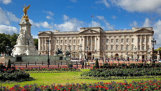 buckingham palace, buckingham, united kingdom, london, westminster, palace, HD wallpaper HD wallpaper