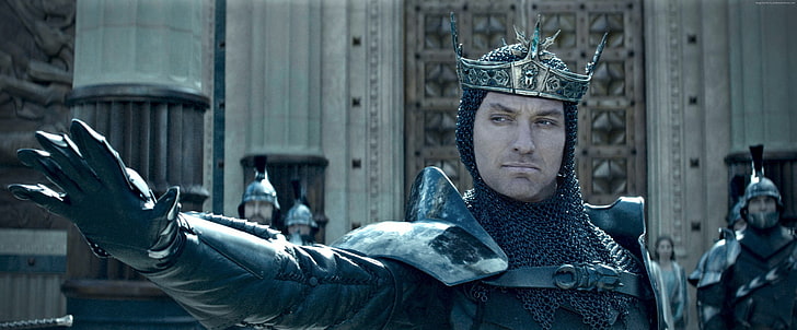 meilleurs films, Jude Law, légende du roi Arthur sur l'épée, Fond d'écran HD