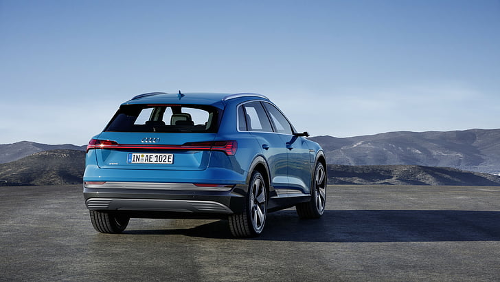 Audi e-tron, 2020 Otomobil, SUV, elektrikli otomobiller, 4K, HD masaüstü duvar kağıdı