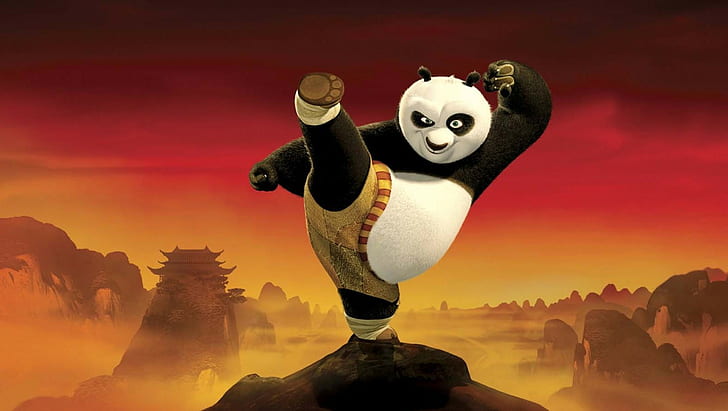kung fu panda, HD tapet