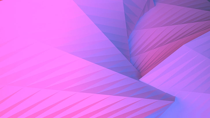 ジオメトリダッシュ-テーマのHD壁紙、ピンクと紫のデジタル壁紙、 HDデスクトップの壁紙