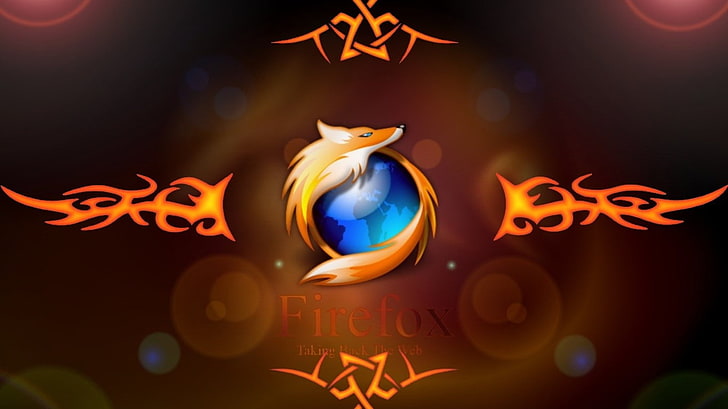 Mozilla Firefox, art numérique, illustrations, Fond d'écran HD