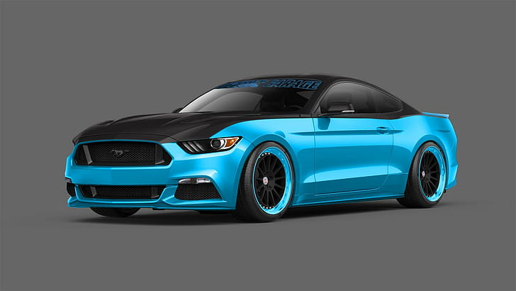 Ford Mustang GT, ford peeys garage mustang 2015, car, HD wallpaper