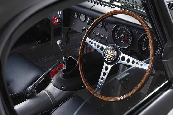 Jaguar Classic Car Classic E-Type Interior HD, automóviles, automóviles, clásicos, interiores, jaguar, e, tipo, Fondo de pantalla HD