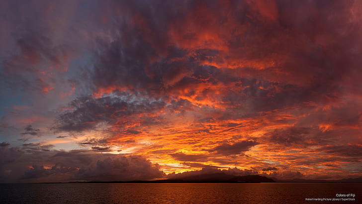 Colors of Fiji, Sunrises/Sunsets, HD wallpaper