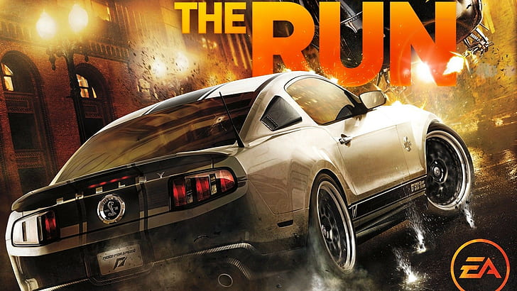 кола, Need for Speed: The Run, видео игри, Shelby GT500 Super Snake, HD тапет
