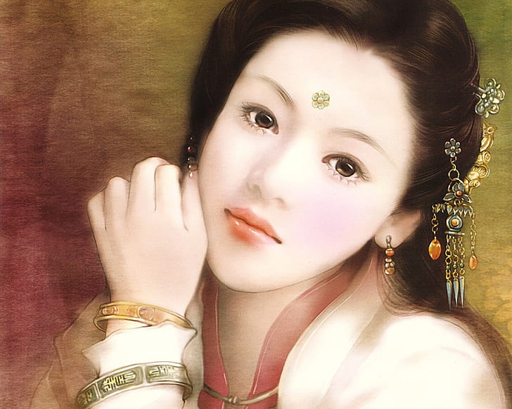 HD Kecantikan Cina Kuno, artistik, kecantikan, Cina, kuno, Wallpaper HD