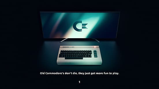 Commodore, Commodore 64, komputery retro, gry retro, konsola retro, gry wideo, komputer, Tapety HD HD wallpaper