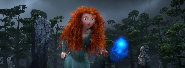 Brave Pixar HD Tapeta, ilustracja postaci Disneya, kreskówki, odważny, Disney, filmy, pixar, 2012, Tapety HD