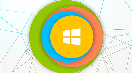 Windows, logo Microsoft Windows, Windows, Windows 10, art, Fond d'écran HD HD wallpaper