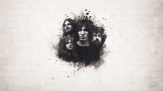 cover della band, Musica, Pink Floyd, Richard Wright, Roger Waters, David Gilmour, Nick Mason, Sfondo HD HD wallpaper