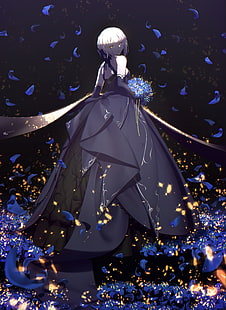 Fate / Grand Order, Fate / Stay Night, Sabre, Sabre (Fate / Grand Order), Sabre Alter, sukienka, Tapety HD HD wallpaper
