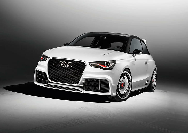 Audi A1 e-tron, audi a1 clubsport quattro concept, car, HD wallpaper