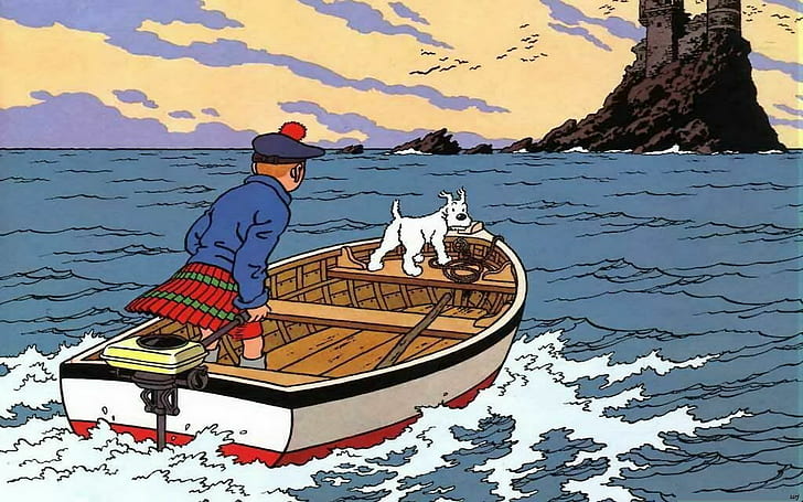 Tintins äventyr, HD tapet