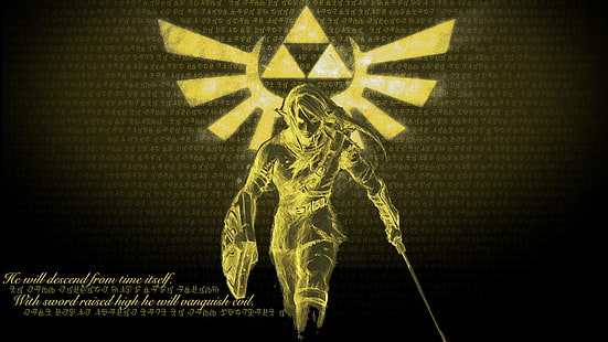 The Legend of Zelda, Link, Nintendo, Master Sword, Hylian Shield, HD wallpaper HD wallpaper