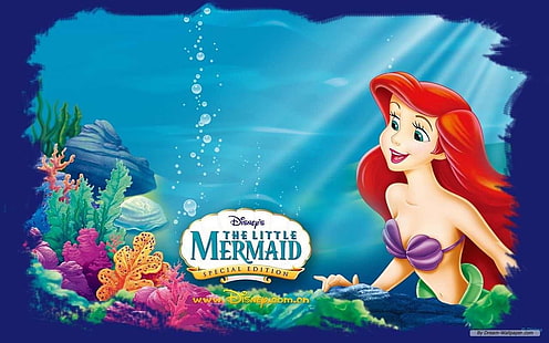 Disney's The Little Mermaid special edition digital wallpaper, The Little Mermaid, HD wallpaper HD wallpaper