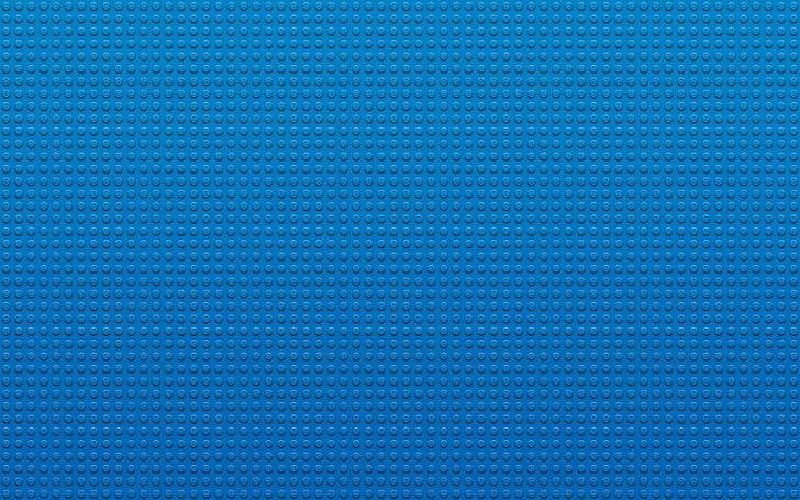 Tekstur Lego, lego, latar belakang, sederhana, biru, Wallpaper HD