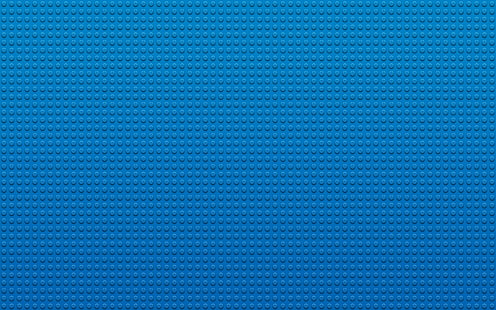 Lego doku, lego, arka plan, basit, mavi, HD masaüstü duvar kağıdı HD wallpaper