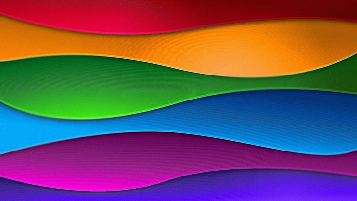 mehrfarbige Tapete, Schichten, Licht, hell, mehrfarbig, HD-Hintergrundbild
