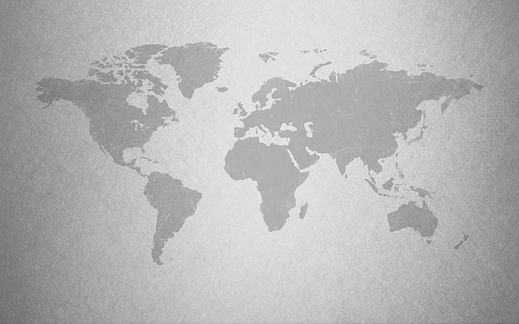 الأرض ، الخدوش ، خريطة العالم ، البر الرئيسي، خلفية HD