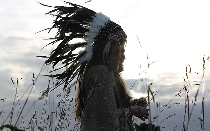 Headdress, Native Americans, HD wallpaper