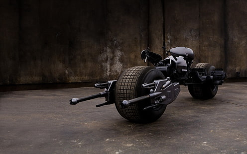 배트맨의 박쥐 자전거, 오토바이, 배트맨, 배트 포드, 다크 나이트, HD 배경 화면 HD wallpaper