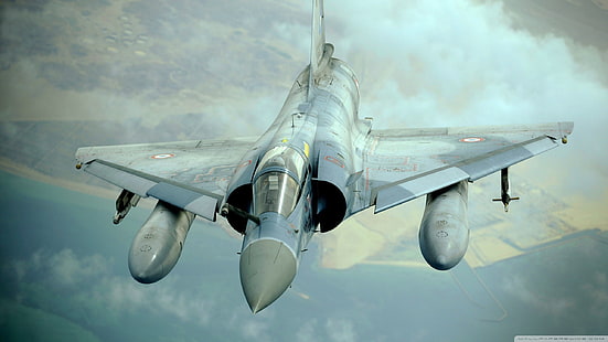 Mirage 2000, jet fighter, pesawat terbang, pesawat terbang, kendaraan, pesawat militer, militer, Wallpaper HD HD wallpaper
