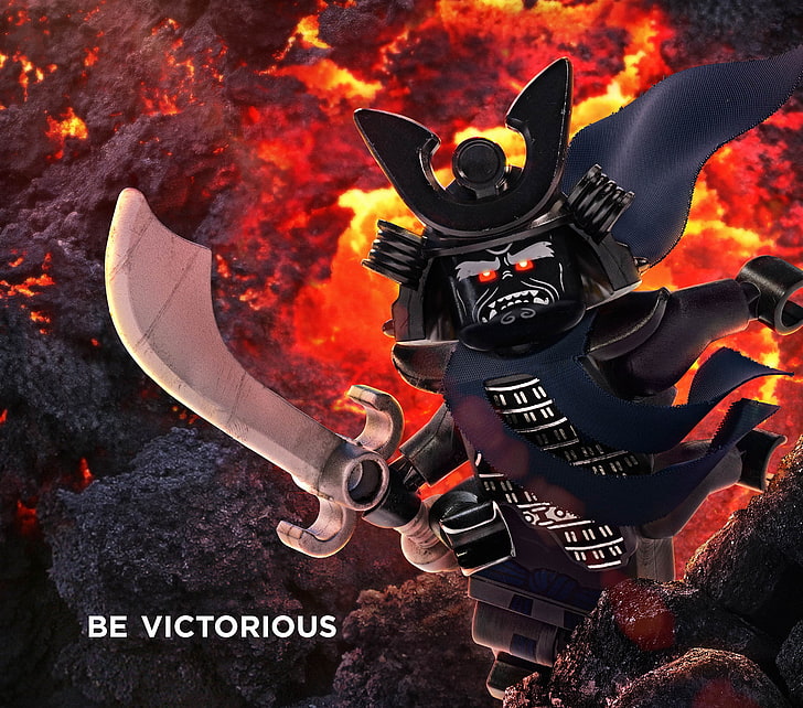 Garmadon, 2017, Be Victorious, Le film Lego Ninjago, Animation, Fond d'écran HD