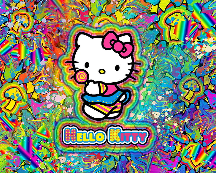 привет котенок 1280x1024 Аниме Hello Kitty HD Art, Hello Kitty, HD обои