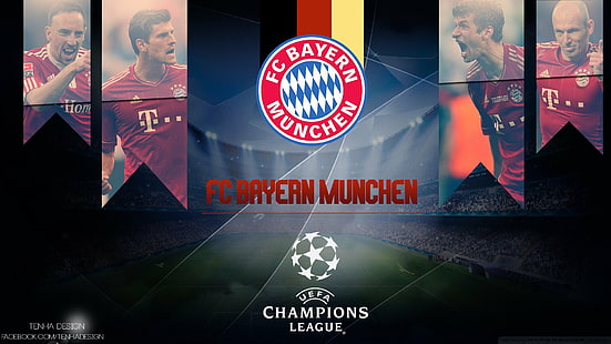 Бавария, Бундеслига, чемпионы, футбол, лига, Мюнхен, Мюнхен, игроки, футбол, спорт, команды, УЕФА, HD обои HD wallpaper