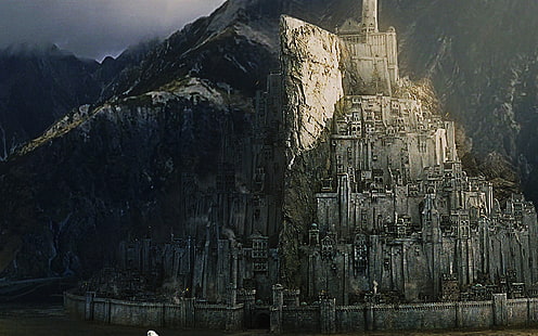 minas, tirith, lord, of, the, ring, art, Tapety HD HD wallpaper