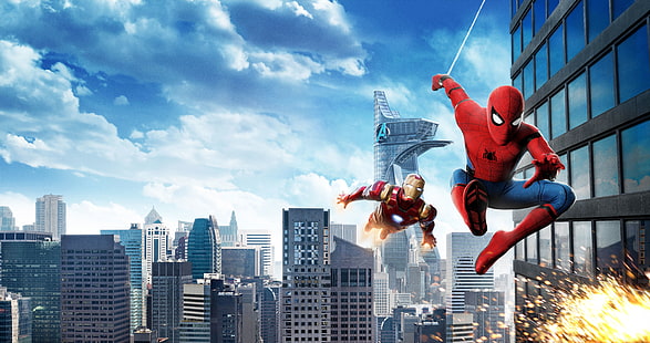 8K ، Iron Man ، 4K ، Spider-Man: Homecoming، خلفية HD HD wallpaper