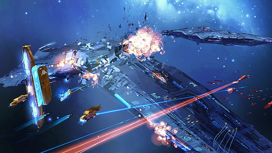 Videogioco, Homeworld 3, Battle, Space, Spaceship, Sfondo HD HD wallpaper
