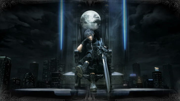 Noctis Lucis Caelum, noctis, ff13, final fantasy versus xiii, final fantasy versus 13, games, male, ffxiii, sword, final, Tapety HD