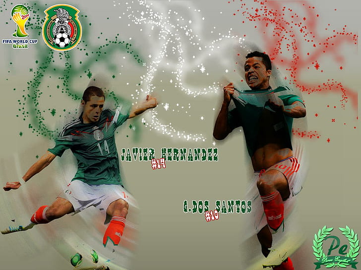 Mexico World Cup 2014, mexico, world cup 2014, chicharito, HD wallpaper