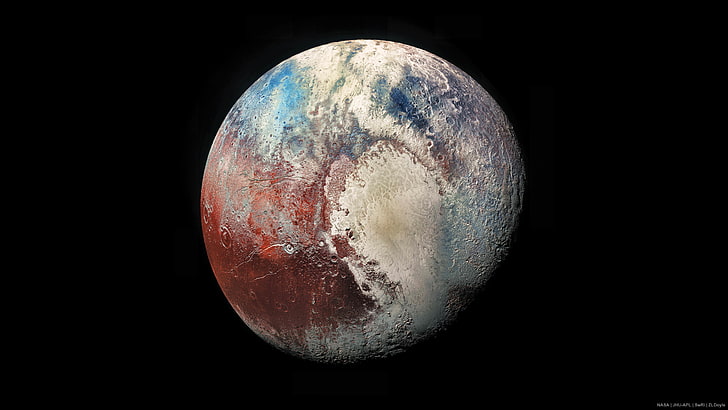 8K, NASA, Pluto, 4K, HD-Hintergrundbild