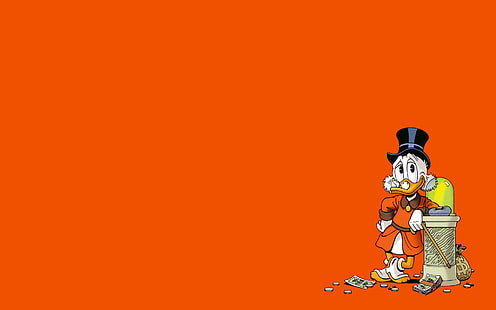 Serier, Scrooge McDucks liv och tider, HD tapet HD wallpaper