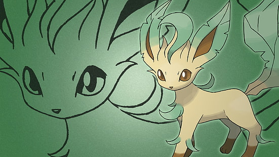 Pokemon, Eeveelutions, Leafeon (Pokémon), Wallpaper HD HD wallpaper