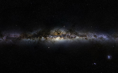 espaço, Via Láctea, HD papel de parede HD wallpaper