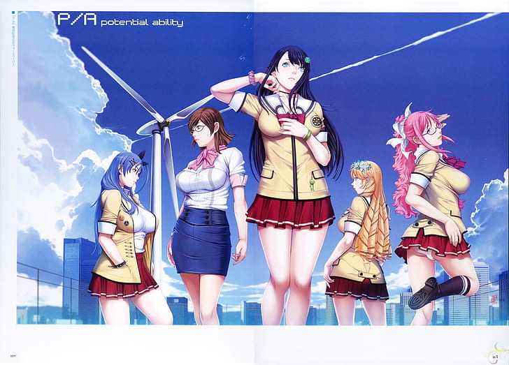 gadis anime, anime, Sei Shoujo, Empress (novel visual), Wallpaper HD