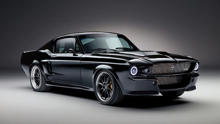 Ford Mustang, muscle car, tuning, car, vehicle, HD wallpaper