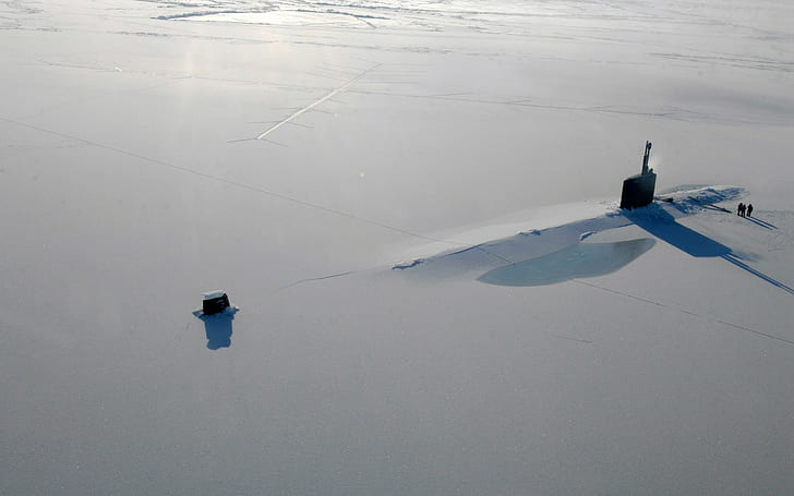 фотография природа лед арктический океан атомные подводные лодки сша аннаполис подводная лодка флот сша, HD обои