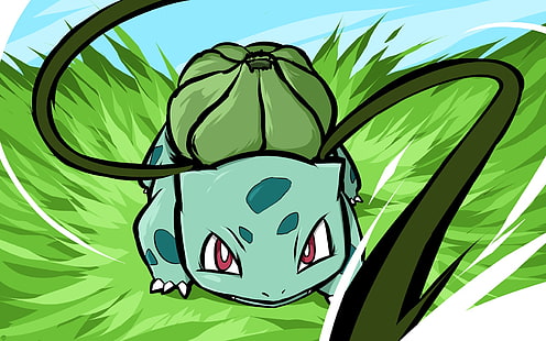 Pokemon Bulbasaur illustration, Pokémon, Bulbasaur, ishmam, HD tapet HD wallpaper
